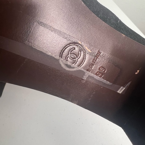 Chanel Leather Knee High Boots - Picture 8 of 11